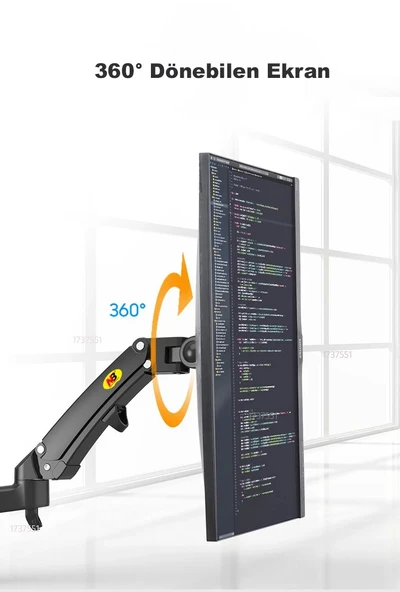 North Bayou NB F300 Ergonomik Duvar LED TV Monitör Tutucu - 5