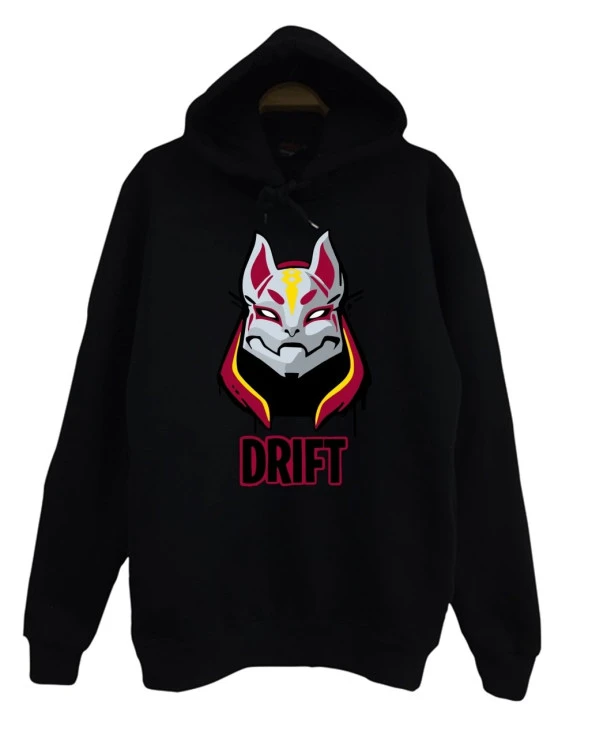 Fortnite Baskılı Sweatshirt  SİYAH XS