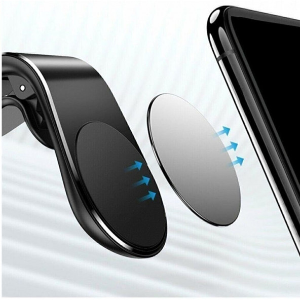 Mıknatıslı Siyah Araç Içi Telefon Tutucu - 3