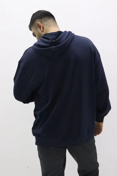 Cazador 22KCEEO05047 Erkek Lacivert Kapüşonlu Sweat - 4