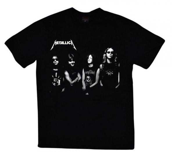 Metallica Baskılı T-shirt    SİYAH M
