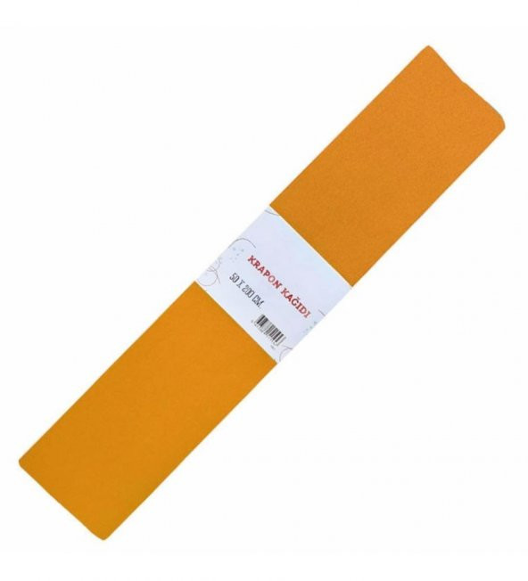 GIPTA  KREPON KAGIDI 50x200cm.TURUNCU 10 LU (9128)