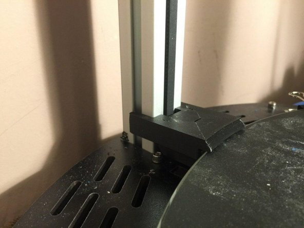 Rostock Max V2 - Üçlü Güçlü Yatak Kelepçesi - Donanım Gerekmez! Plastik Aparat
