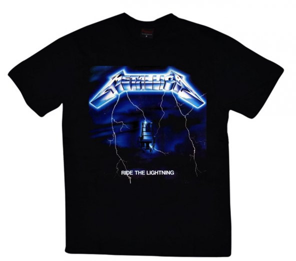 Metallica Baskılı T-shirt    SİYAH 2XL