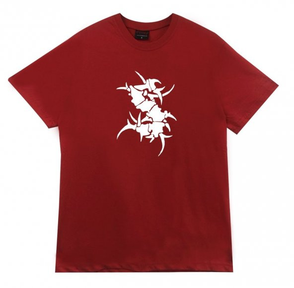 Sepultura Baskılı T-shirt    BORDO 3XL