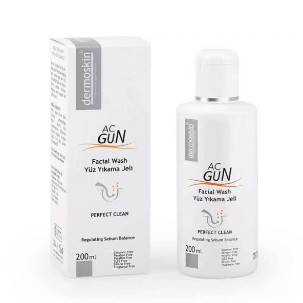 Dermoskin Acgun Yüz Yıkama Jeli 200 ml - 1