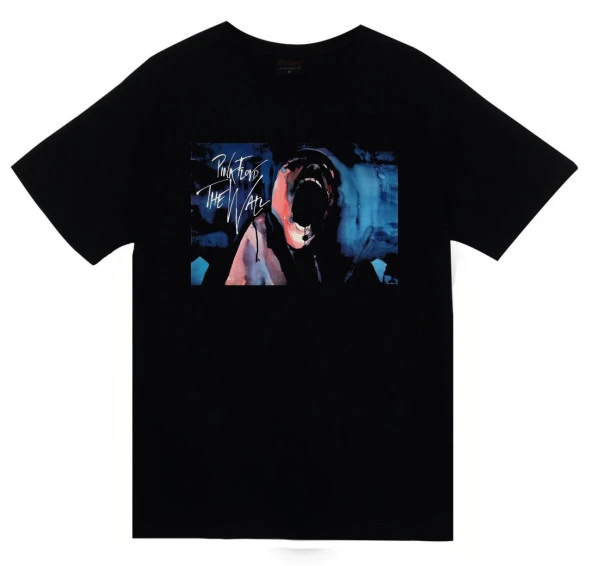 Pink Floyd Baskılı T-shirt    SİYAH XS