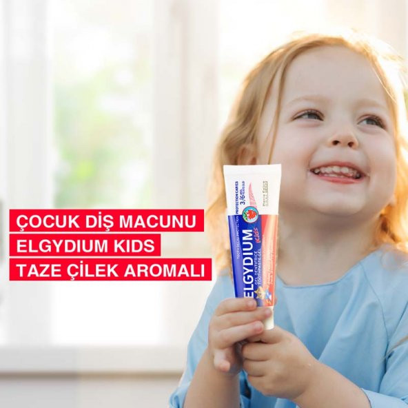 Elgydium Çilek Aromalı 2-6 Yaş Çocuk Diş Macunu 50 ml