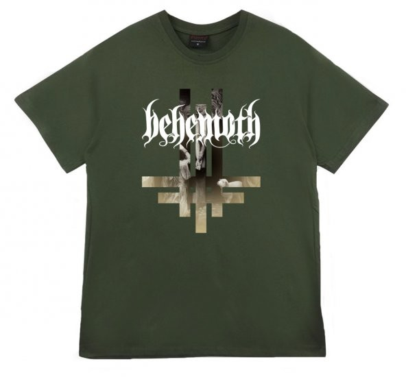 Behemoth Baskılı T-shirt    KIRMIZI XL