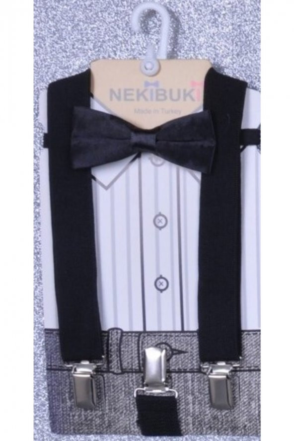 Pantolon Askı Papyon Seti 1-9 Yaş
