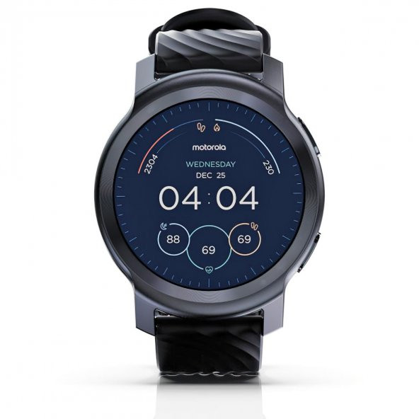 Motorola Moto Watch 100 - Akıllı Saat - Siyah - 1