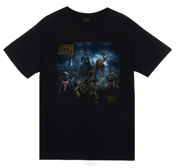 Legion of the Damned Slaves of the Shadow Realm Baskılı T-shirt    SİYAH 5XL