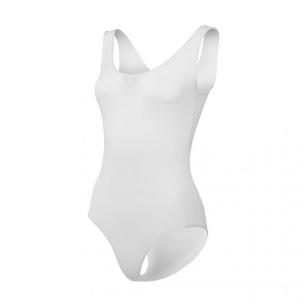 6 Adet Yıldız Bayan Likralı Geniş Askılı Çıtçıtlı Body Beyaz 2067 ürün görseli