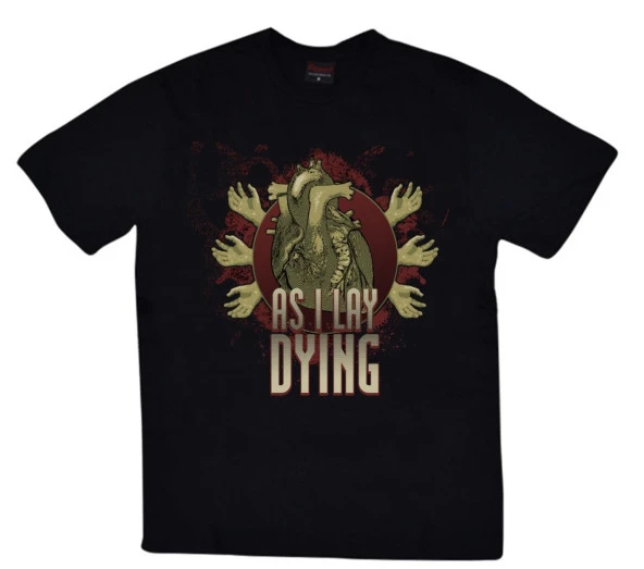 Asilay Dying Baskılı T-shirt    SİYAH 2XL