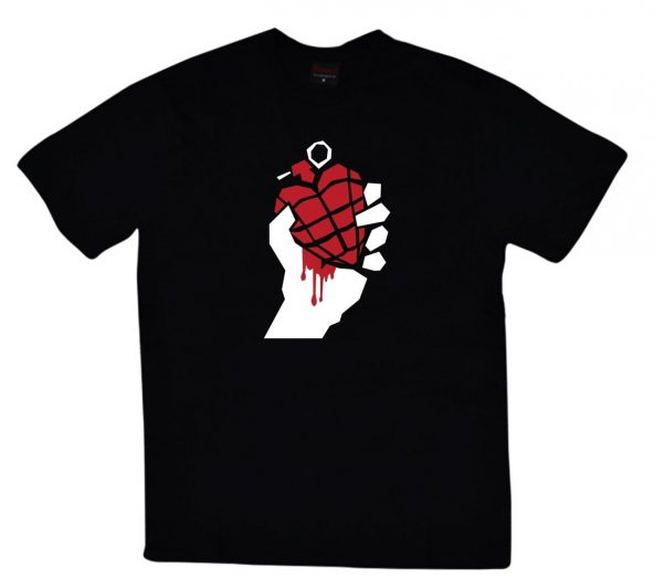Green Day Baskılı T-shirt    SİYAH 3XL