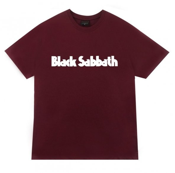 Black Sabbath Baskılı T-shirt    SAKS MAVİSİ 2XL