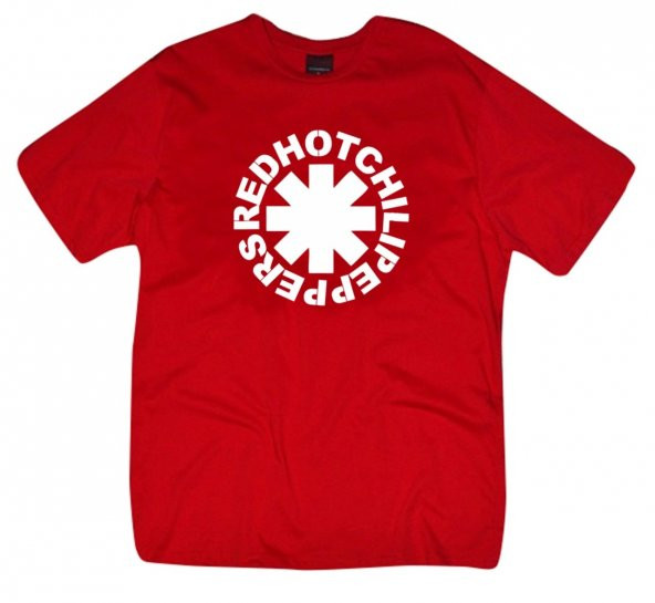 Red Hot Chili Peppers Baskılı T-shirt    KIRMIZI M