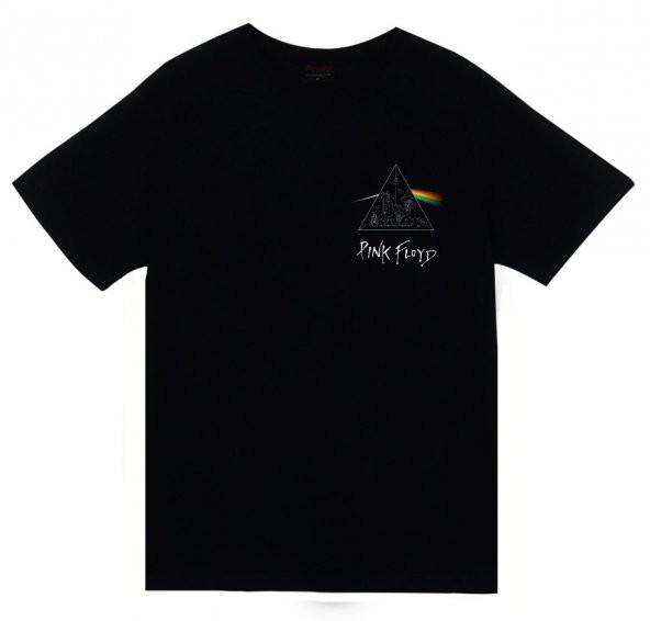 Pink Floyd Baskılı T-shirt    SİYAH 4XL
