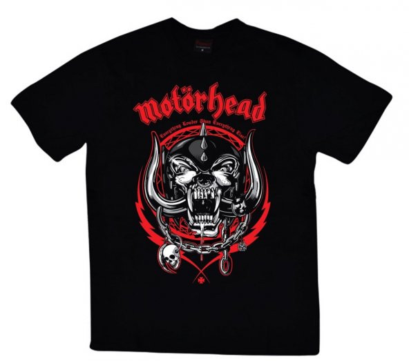 Motörhead Baskılı T-shirt    SİYAH M