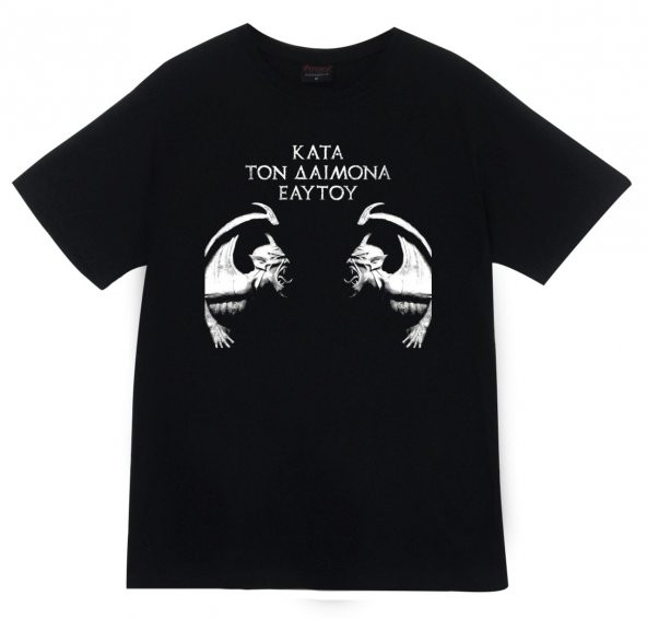 Rotting christ Baskılı T-shirt    SİYAH XL