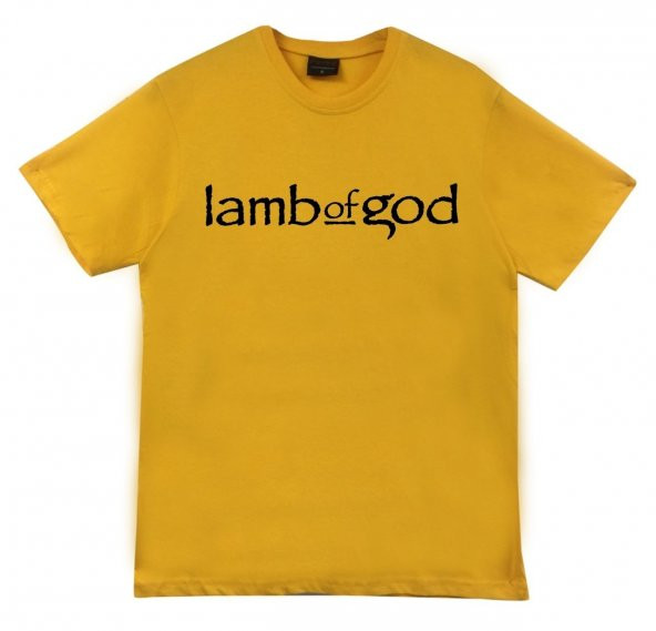 Lamb Of God Baskılı T-shirt    SİYAH 2XL