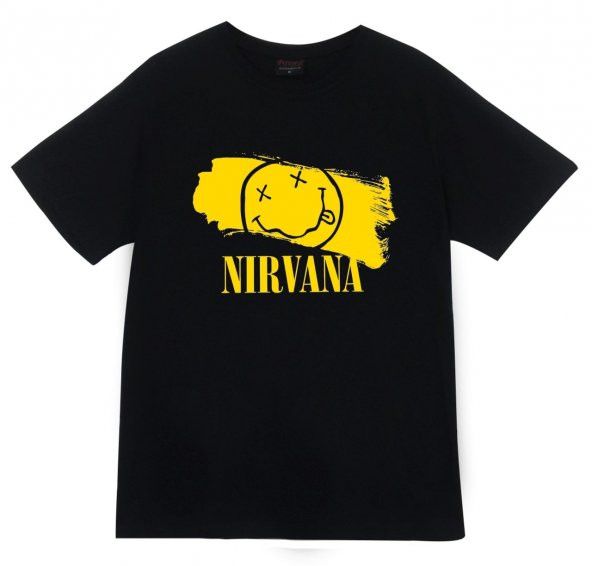 Nirvana Baskılı T-shirt    BEYAZ S