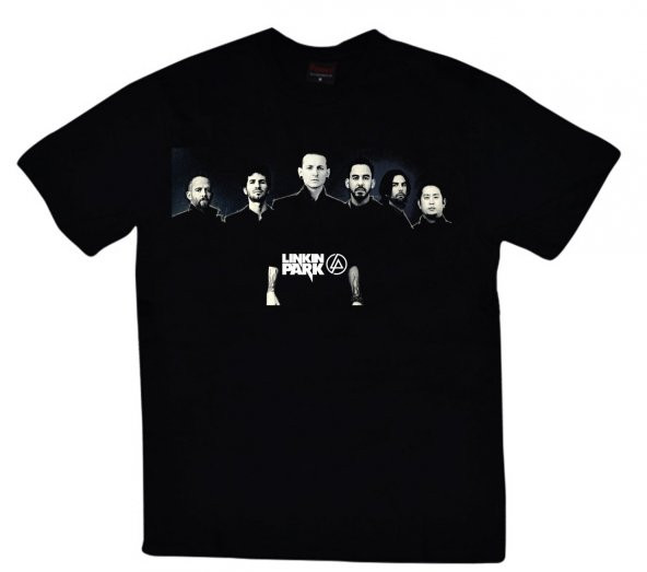 Linkin Park Baskılı T-shirt    SİYAH 2XL