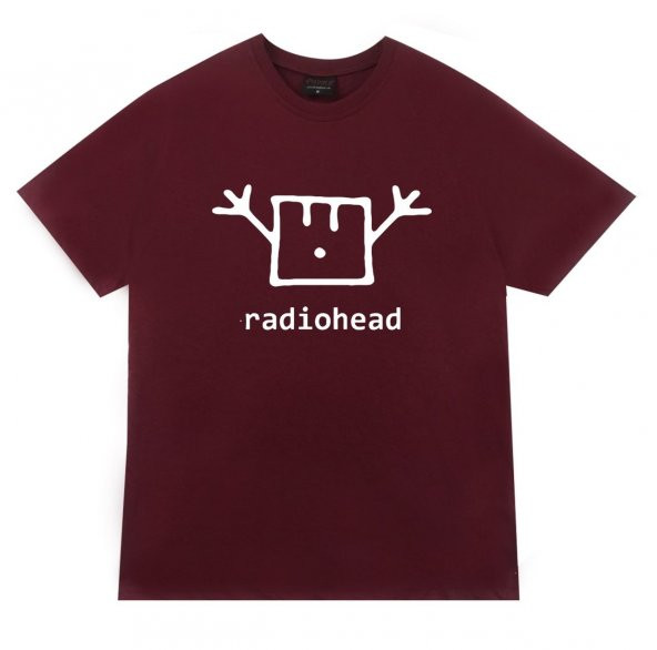 Radiohead Baskılı T-shirt    MAVİ L