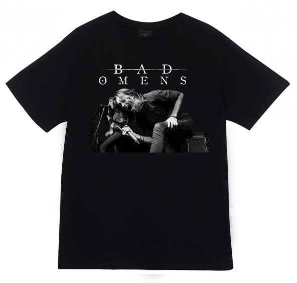 Bad Omens Baskılı T-shirt    SİYAH 2XL