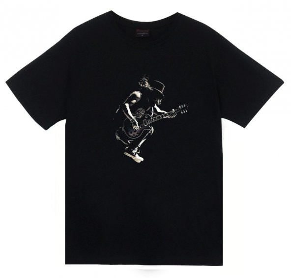 Guns N Roses Baskılı T-shirt    SİYAH 4XL