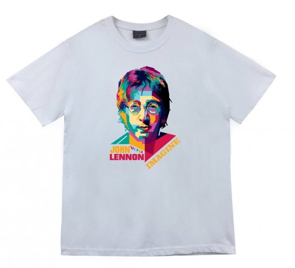 The Beatles Baskılı T-shirt    HAKİ 4XL