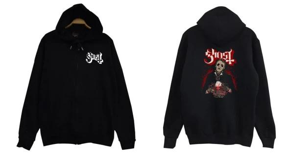 Ghost Baskılı Sweatshirt  SİYAH S