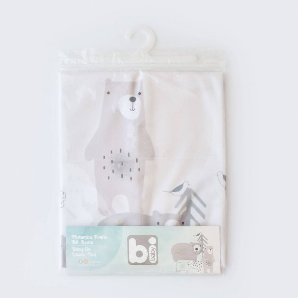 Bibaby Bear Family Muşamba Alt Açma 65181 Ekru - 2