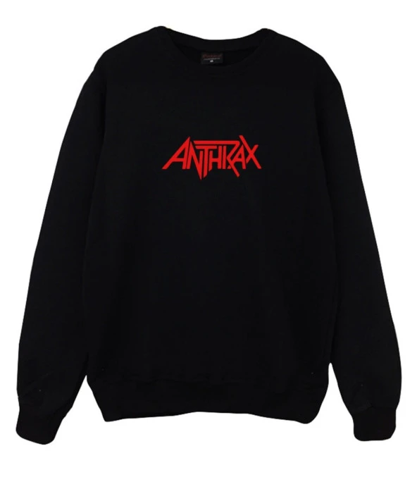 Anthrax - Thrash Metal Sweatshirt    SİYAH 5XL