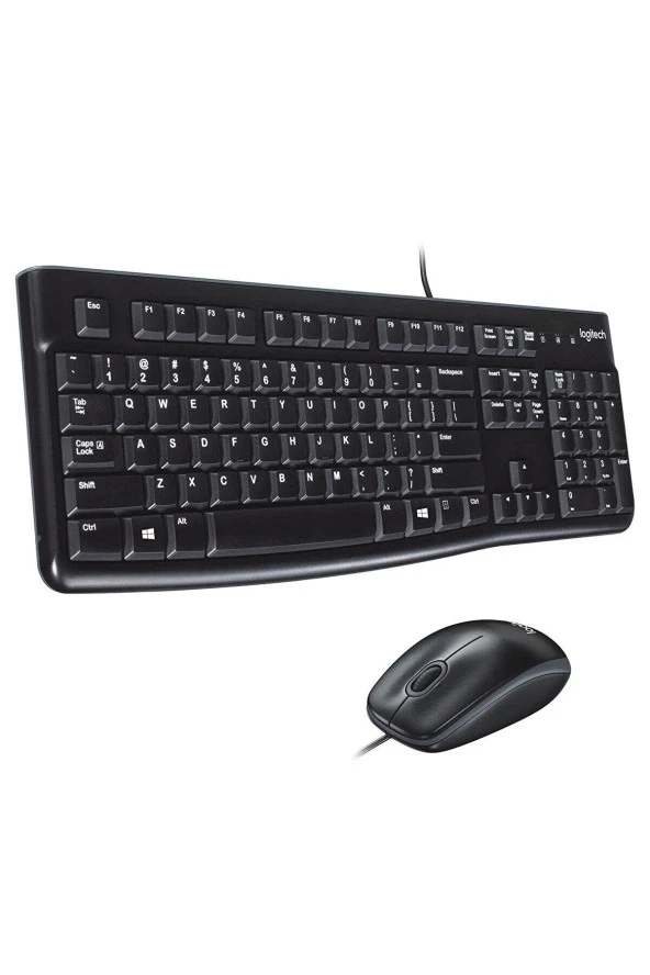 Logitech MK120 Q Usb Standart Kablolu Klavye Mouse Seti - Resim 5
