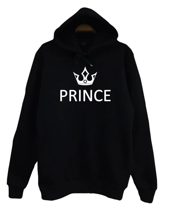 Prince Prens Baskılı Sweatshirt  SİYAH 3XL