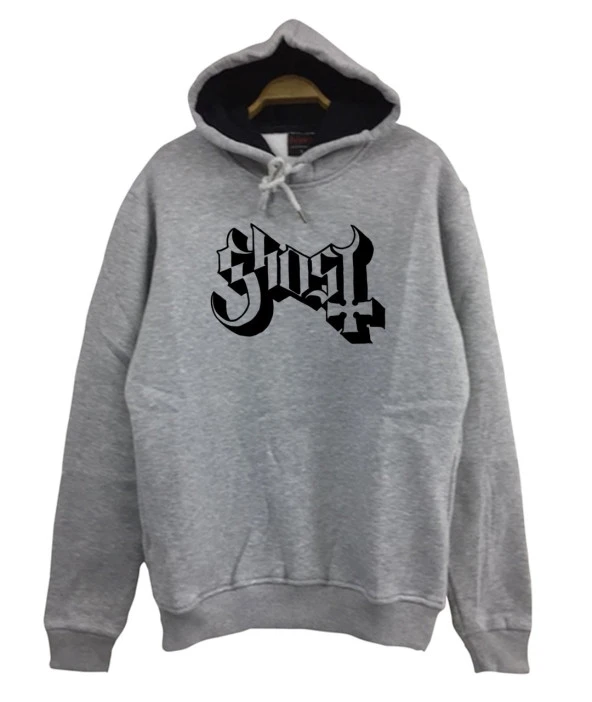 Ghost Baskılı Sweatshirt  GRİ M