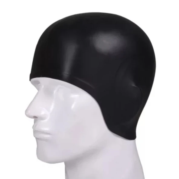 Siyah Silikon Renkli Bone Düzrenk Slikon Bone  SARI Standart - 4