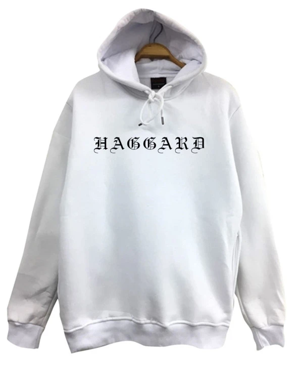 Haggard Baskılı Sweatshirt  BEYAZ XL