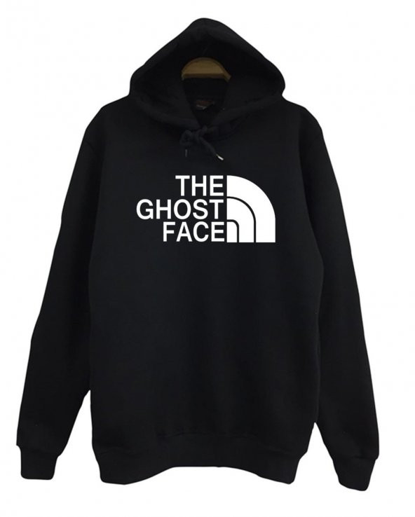 The Ghost Face Baskılı Sweatshirt  SİYAH S