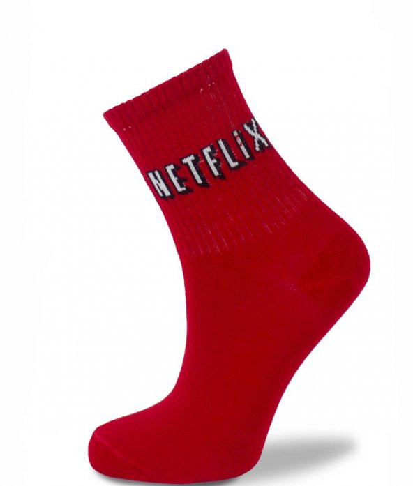 Netflix Baskılı Çorap