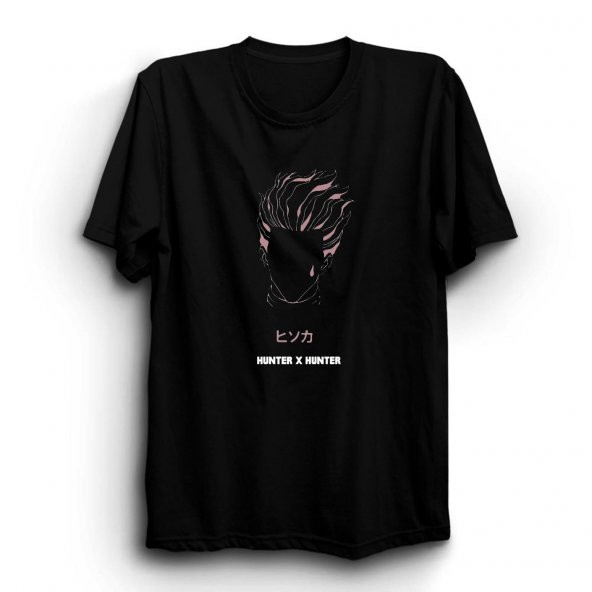 Hisoka Baskılı Tshirt  Siyah 5XL