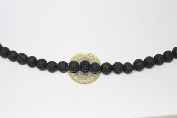 Lav Taşı Dizi 8mm - Resim 4