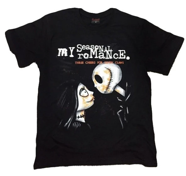 MY CHEMICAL ROMANCE Baskılı T-shirt    SİYAH 3XL