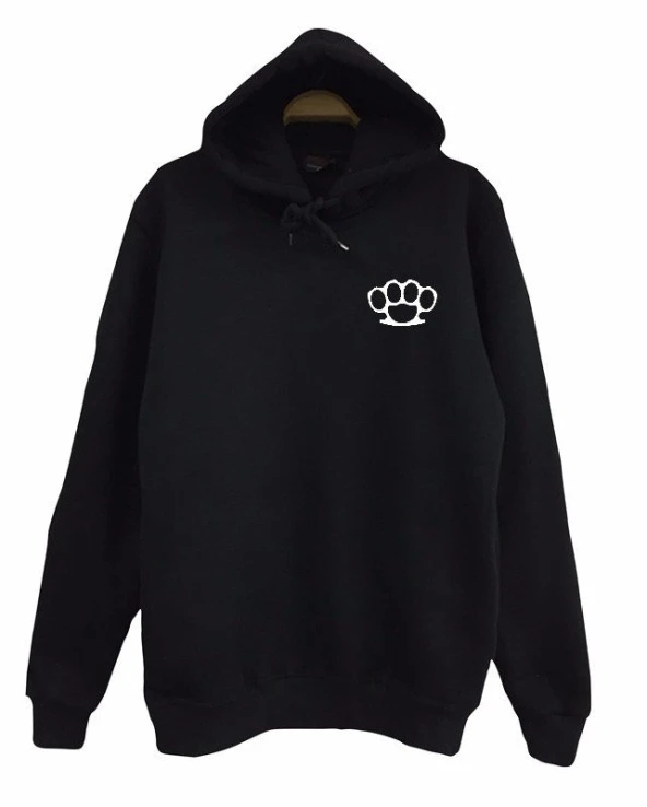 MUŞTA Baskılı Sweatshirt  SİYAH S