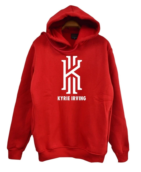 KYRIE IRVING Baskılı Sweatshirt  KIRMIZI S