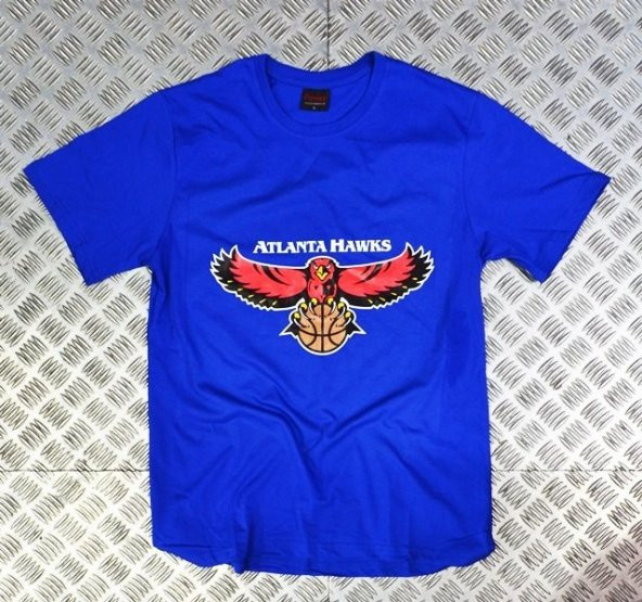 ATLANTA HAWKS Baskılı T-shirt  MAVİ XS
