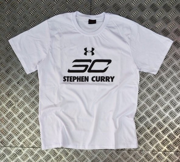 GOLDEN STATE - STEPHEN CURRY Baskılı T-shirt  BEYAZ XL