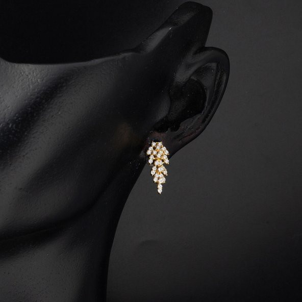 Sarmaşık 14 Ayar Altın Nişan Takı Seti - Resim 7