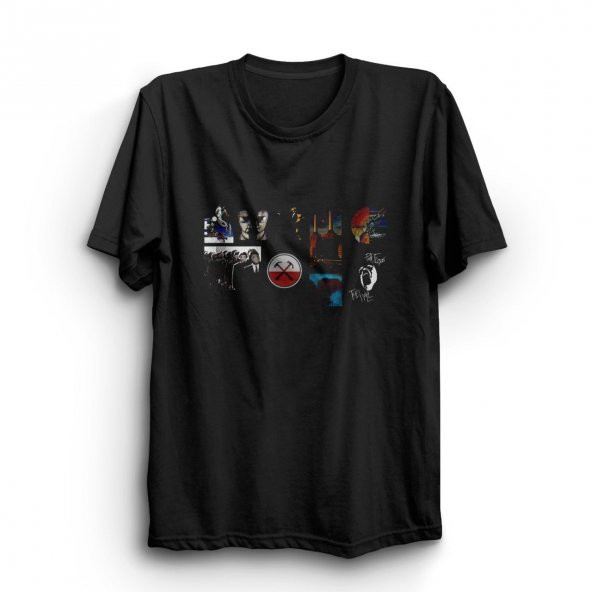 Pink Floyd Baskılı Tişört  SİYAH M